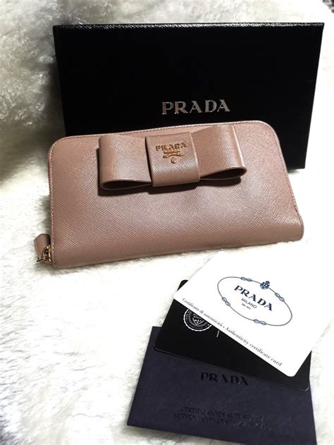 Prada Saffiano Fiocco Zip